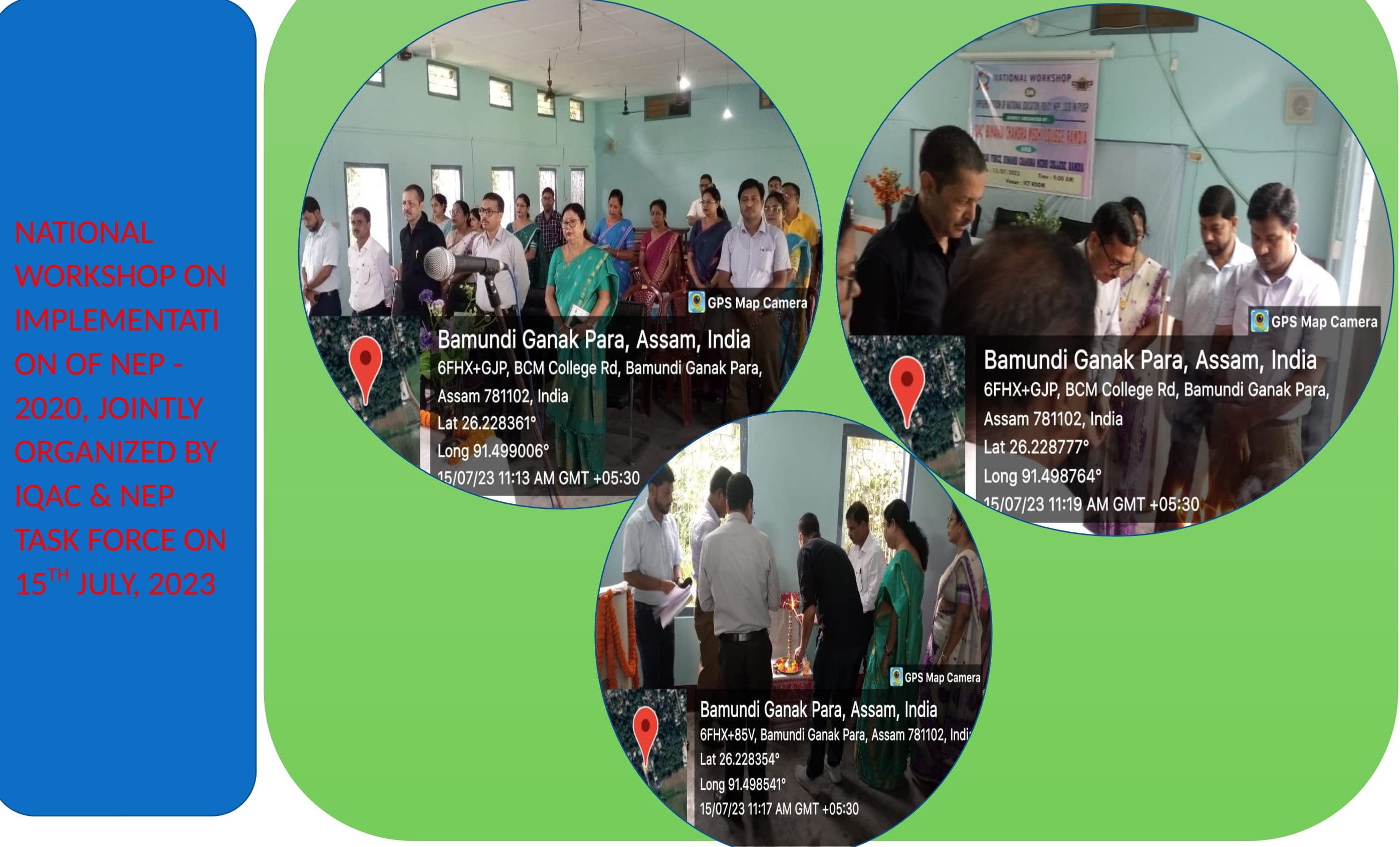 NATIONAL WORKSHOP ON IMPLEMENTATION OF NEP -2020, 
