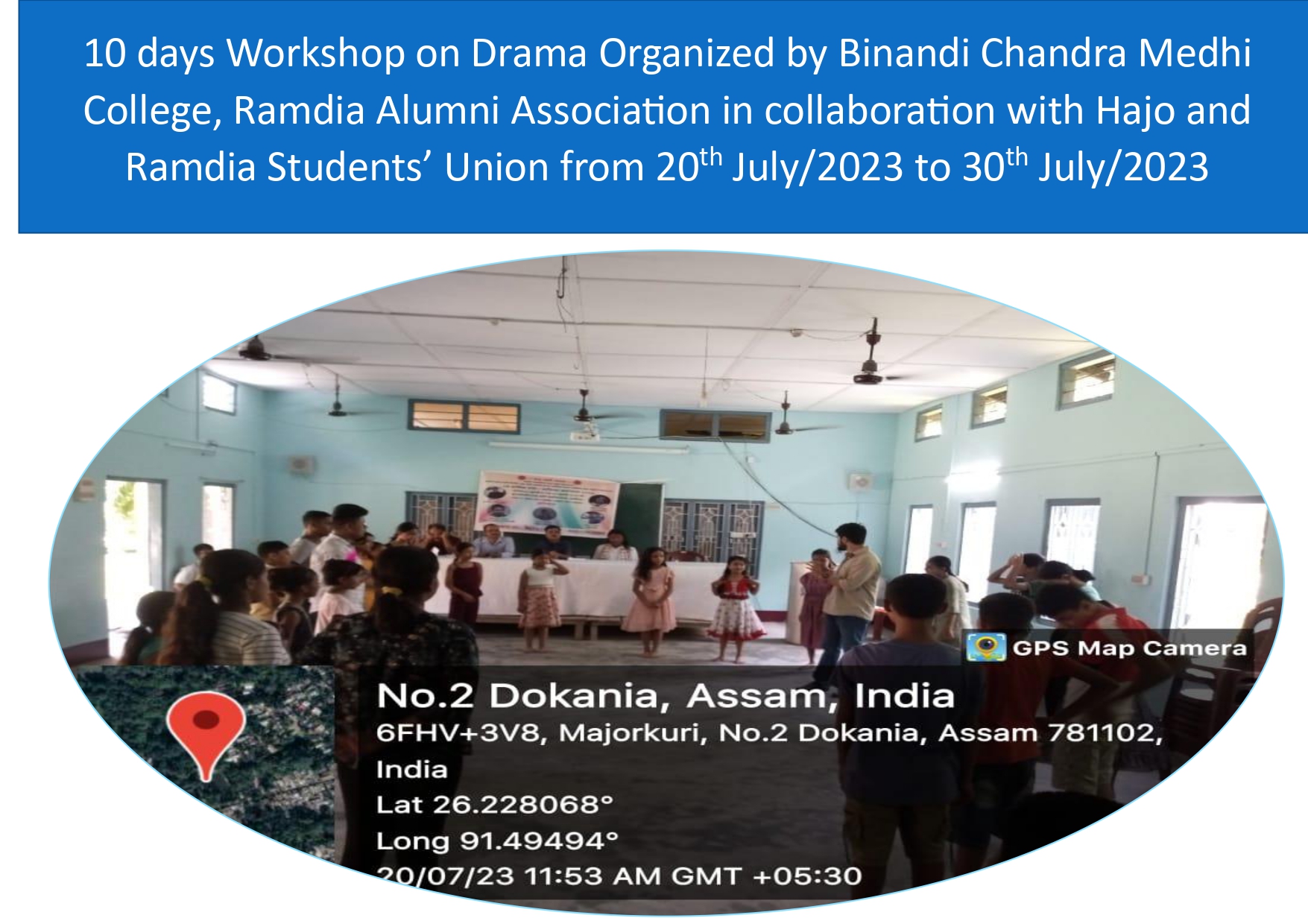10 DAYS WORKSHOP ON DRAMA